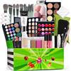 FantasyDay Set di Trucchi, FantasyDay Kit di Bellezza Cosmetici Kit per Occhi, Viso e Labbra - Natale Regalo Xmas Makeup Gift Set con Correttore, Rossetti, Lucidalabbra, Palette Ombretti, Mascara, Trousse, Fard