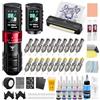 TATELF Kit Completo per Senza Fili - Stampante Termica A4 Bluetooth e Penna Rotante (Batteria 2300mAh, 7 Altezze) - Include 20 Aghi, 10 Inchiostri e Carta Transfer per Tatuatori ed Estetiste