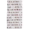 Generico Susanna Home - Tenda Antimosche a Fili con Telaio in PVC per Interni ed Esterni, Zanzariera Decorativa a Pannello per Porte e Finestre, Corda a Perline - Vari Colori e Misure (MARRONE, 100X220)