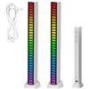 MAGIC SELECT 2 Barre Luminose del Ritmo Musicale. Luci LED RGB Multicolore. Lampada d'ambiente Musicale. Striscia di 32 Luci LED con 18 Modalità Colore, per Sala Giochi, PC, TV, Auto. Controllo del Suono Vocale