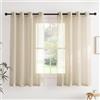 PONY DANCE Tende per Interni Corte Voile Curtains Trasparenti 140x120 CM