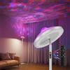 DUSKTEC Lampada Da Terra 3 In 1 Con Proiettore Galassia Stellare e Aurora Rgb | Telecomando Magnetico E Controllo Touch, 1400 Lm, Bianco Regolabile Da 3000k A 6000k, Dimmerabile Dal 10% Al 100%