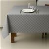 Corredocasa Tovaglia da tavola Antimacchia e Impermeabile - No Stiro, Idrorepellente, Facile da Pulire e Lavare - Ottima Qualità, Disponibile in Vari Colori e Misure (Grigio, 24 Posti 140X420)