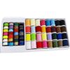 WANGCL Bobine per macchina da cucire Filato 60 pezzi Bobine da cucito Kit da viaggio Multicolore con scatola di immagazzinaggio Filo Accessori per macchine da ricamo