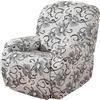 ZEaink Copridivano Relax Reclinabile Elasticizzato 1/2 /3 Posti, Copripoltrona Relax Reclinabile Universale con Tasche, 4/6/8-Pezzi Fodera per Poltrona Lavabile, Coperture per Elettrica Divano ( Color : #12