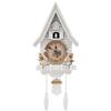 WINZING Moderno orologio a cucù, orologio da parete a basso rumore, orologio decorativo con funzione cucù, grande scala e leggibilità, 20 dB, silenzioso per soggiorno, camera da letto, ufficio