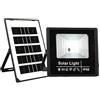 GiDaCom Mini Faro LED 10W con Pannello Solare da Esterno 1200 Lumen, Impermeabile IP68 - Lampada Solare con Telecomando per Giardino e Terrazzo - Kit Proiettori con Staffe e Viti per Montaggio a Parete