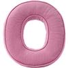Generic Cuscino Decorativo A Forma Di Lettera In Velluto A Coste Rosa Cuscino Iniziale In Velluto 34 X 36 Cm, Morbido Cuscini In Peluche Per Soggiorno Camera Da Letto(O)