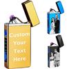 Aolun Accendini personalizzati con nome della foto Immagine incisa personalizzata Accendino elettrico USB Ricaricabile Regalo per la festa del papà, compleanno