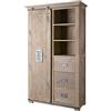 MASSIVMOEBEL24.DE Armadio Mango Beige Laccato Railway #314