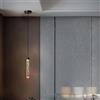 TZSMUM LED Creativo Cristallo Lampada a Sospensione Regolabile Lunghezza Lungo Lineare Lampadario 3000K/4000K/6000K Dimmerabile Luce a Sospensione Interno Nordico Ferro per Cucina (Nero,1 Testa)
