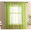 GIVBRO Tenda in Voile, Verde, 140 x 160 cm, 1 Pannello