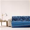 Bassetti Granfoulard Telo Arredo Copridivano, per Divano in Cotone, Copritutto, Vari Usi (Copriletto, Picnic, Tenda, Copritavolo) CM 180x270 (VARIGOTTI BLU)