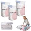 Generic Sacchetti sottovuoto Senza Pompa, Nuovi 2026, Grandi Sacchetti salvaspazio a Compressione 3D per Vestiti, piumoni, Coperte, Cuscini e Biancheria da Letto, Organizer ermetico Riutilizzabile (