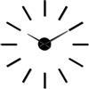 Generico FBIT Numeri 3D Minimal Orologio da Parete DIY Moderno - Semplice da Montare per Interni Casa Ufficio (Nero, 37 pollici)