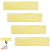 AYHYHLJZJ Set di 4 panni in microfibra compatibili con lavavetri Karcher WV1, WV50, WV75 - fodere riutilizzabili, smaltimento efficace delle impurità, facili da installare