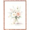 Yizzwtc 6''x 8'' Cornice Foto in Metallo Vetro, Cornice Portafoto in Oro Rosa con Motivi in Bambù, Montaggio a Parete o Esposizione da Tavolo (Oro Rosa, 15 x 20 cm)