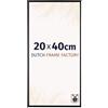 Dutch Frame Factory - Cornice 20x40 cm Nero Lucente - Plastica