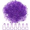 Hocansen 1000 spille da balia, in metallo, 22 mm, a forma di pera, per pennarelli, maglieria, accessori da cucito (viola/HL)