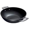 Le Creuset Padella Wok in alluminio antiaderente, diameter 32 cm, Nero, 51105320010502