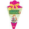 Carlsen Verlag GmbH Schlau für die Schule: Bunte Rätsel zum Schulstart (Schultüte 2025 rosa): Rätselspaß und viele Sticker | Rätselbuch zum Knobeln, Malen und Eintragen ab 5 Jahren, formgestanzt als Schultüte