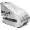 KRASER KR114S Bloccadisco Moto Omologato SRA, Doppia Chiusura ø14mm Blocco Freno Serratura Alta Sicurezza, Morsetto Blocca Ruota Scooter, Bicicletta Elettrica, Cavo Promemoria, Antifurto Motocicletta