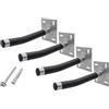 GALLUNOPTIMAL Set di Supporti da Parete per Pneumatici Auto, per 4 Cerchioni con Rivestimento termoretraibile, Supporto per Pneumatici Auto, Supporto da Parete per Ruota Auto, Fino a 50 kg per