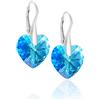 LillyMarie LILLY MARIE Splendidi Orecchini A Cuore Da Donna In Argento Con Cristalli