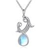 YAFEINI Collane a goccia Infinity in argento sterling 925 per donna, collana con ciondolo in zirconi per la festa della mamma, catena per mamma, gioielli per il compleanno, regali per le donne, ragazza, mamma e figlia