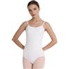 ZYXWVU Body Danza Classica Donna con Scollo Tondo per Balletto e Ginnastica