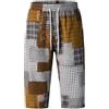 Sungerdasa Pantaloncini Uomo Lino Hawaiani Cotone Bermuda 3/4 Pantaloni
