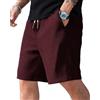 Topmis Pantaloncini Estivi da Uomo in Jacquard Testurizzato, Bermuda Dritti E Morbidi con Tasche per Vacanze E Uso Quotidiano