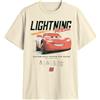 Disney Pixar Cars Saetta McQueen Stats - Maglietta da adulto
