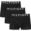 Tommy Hilfiger Uomo Pantaloncini Boxer Confezione da 3 con Fascia con Logo, Nero (Blk/Blk/Blk), L