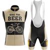 Mydawan Completo Ciclismo Uomo Abbigliamento Bici MTB Estivo Maglia Ciclista,Maglietta Bicicletta Senza Maniche Gilet e Salopette Pantaloncini con 19D Gel Imbottiti,Tuta da Ciclo Asciugatura Rapida(C1,L)