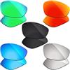 Firtox 5 paia di lenti polarizzate di ricambio compatibili con occhiali da sole Oakley Straight Jacket 2007 - Confezione combinata