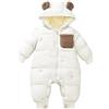 Generisch Aby Winter Plus - Tuta da arrampicata per bambina, in pile spesso, super carina, in misto cotone, imbottita