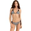 Liu Jo VA6015J6447 Bikini Triangolo + Slip Fiocchi VA6016J6447, 09096 Nero-Bianco, 3 B