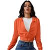 milanpavilion Felpa con Cappuccio da Donna con Cerniera, Coulisse, Casual, a Maniche Lunghe