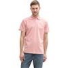 TOM TAILOR Polo da Uomo in piqué con Stretch, 37557 - Hazy Coral Two Tone, M