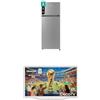 Hisense Frigorifero Doppia Porta MTM55205SE 206 L, Silver + Smart TV QLED 32 Full HD Deco TV 32S5Q