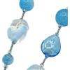 AVE CAPRICE...i tuoi capricci come virtù Collana Lunga Azzurra con Vetro di Murano | Conteria