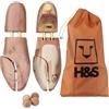 H&S Tendiscarpe Legno - Allarga Scarpe Uomo e Donna - Forme per Scarpe in Legno di Credo - Tendi Scarpe per Durabilità e Comfort - Forma per Scarpe