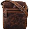 STILORD "Oli" Borsello Uomo Pelle Piccolo Vintage | Borsa Tracolla in Cuoio Crossbody | Borsa Uomo Elegante per Lavoro e Viaggio 11 Pollici DIN A5 Colore:nero