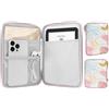 MoKo 6-7 eReader Sleeve Bag per iPad Mini 7 (A17 Pro)/6/5/4/3/2, 7" ereader Colorsoft Signature Edition, 6 ereader 11th/10th/8th Gen, 6.8" ereader Paperwhite 11th/10th Gen 2021/2018,Foglia Tropicale