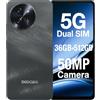 DOOGEENEXT NOTE 59 PRO+ 5G Smartphone, 36GB+512GB, 6,75 120Hz IPS Schermo, T8200 6nm Octa-Core, Android 15 Cellulare, Fotocamera 50MP+8MP, Batteria 6250mAh, Dual SIM 5G Dual, Widevine L1, GPS NFC Nero