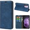 Fertuo Cover Libro per Xiaomi Redmi Note 17 Pro Max/Plus 5G, Blu | Antiurto Custodia con Porta Carte, Chiusura Magnetica, Supporto, Portafoglio Pelle PU, Silicone, Case Sottile e Leggero