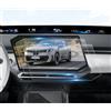 BIBIBO Pellicola protettiva per navigatore auto, compatibile con BMW iX3 2026 Facelift, 4H, antigraffio, anti-impronte, per GPS da 17,9, trasparente, 2 pezzi