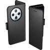 Aiziki Cover per Xiaomi Redmi 17C 4G/Redmi A4/14C, custodia protettiva in pelle PU, [tasca portafoglio] [chiusura magnetica] [custodia a pata]- nero
