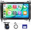 Rimoody 4G+64G 9 Autoradio Android per Mercedes Benz A/B Class W169 W245 B160 B170 B180 B200 W639 Vito Viano W906 Sprinter Senza Fili Carplay Autoradio Android Auto GPS WiFi/FM/RDS/EQ Comandi al Volante